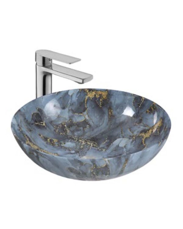 LX-8692 Painted Art Basin