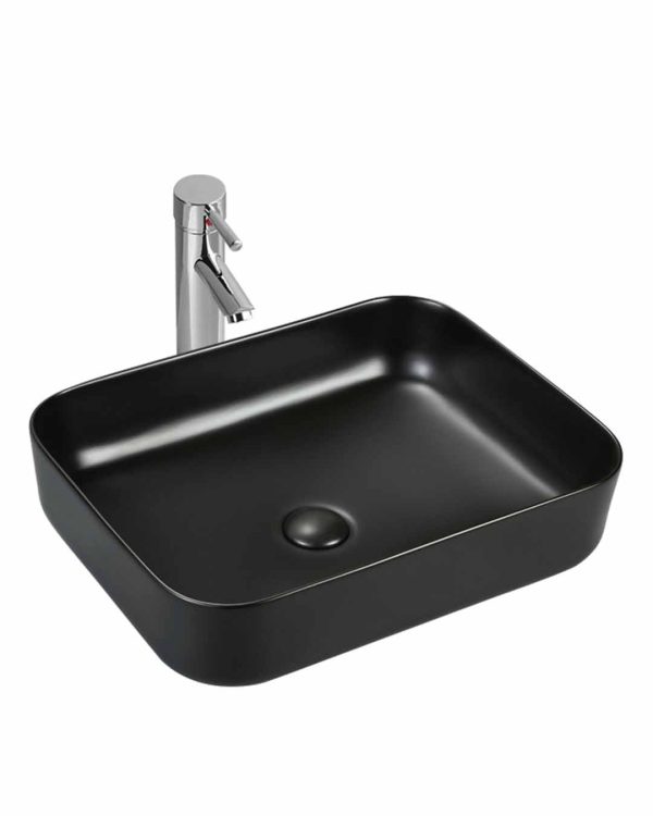 Painted art basin 7088